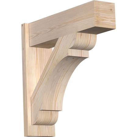 Ekena Millwork Olympic Block Smooth Outlooker, Douglas Fir, 7 1/2"W x 26"D x 26"H OUT08X26X26OLY05SDF